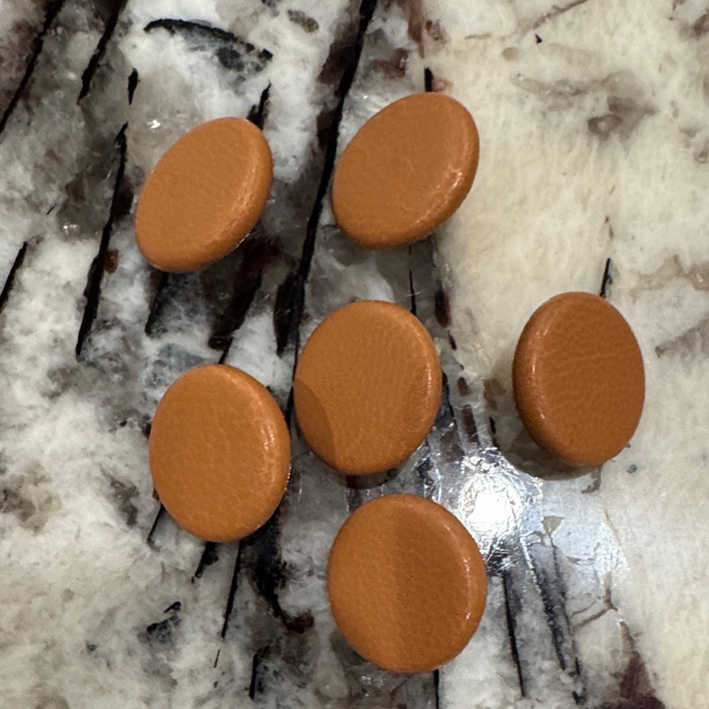Cinq a sept replacement sleeve buttons for faux leather Kylie Blazer (Set of 6)